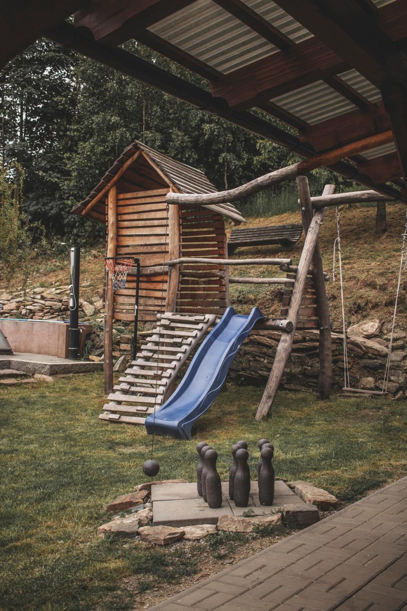 Chata Trojka Ruda na Moravě Exteriör bild